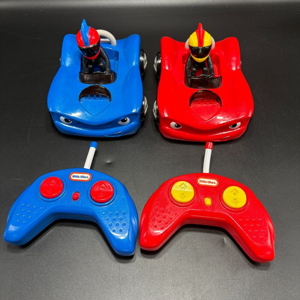 Little Tikes RC Bumper Cars Remote Controlled With Drivers no work for PARTS